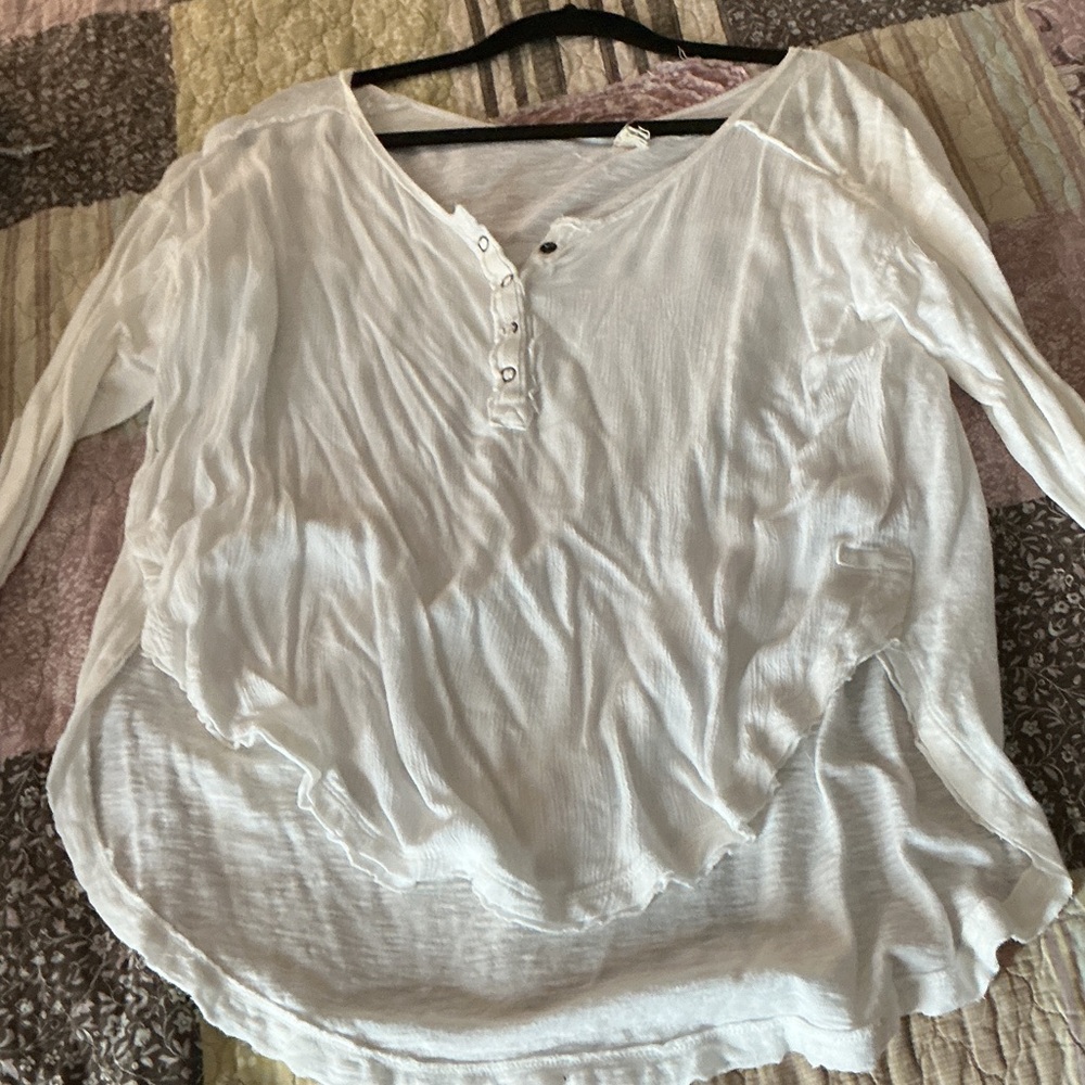 We The Free Button-Up Top